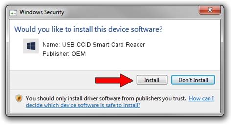 ccid usb smart card|install smart card reader driver.